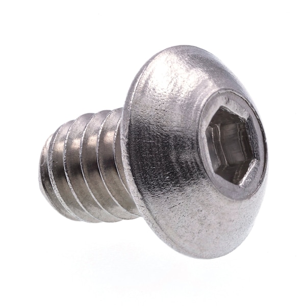 #8-32 Socket Head Cap Screw, Plain Stainless Steel, 1/4 in Length, 10 PK